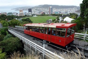 Bild: Cable Car in Wellington - Reiseblog von Frank Seidel