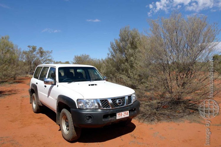 Bild: PKW im Outback, Australien - Reiseblog von Frank Seidel