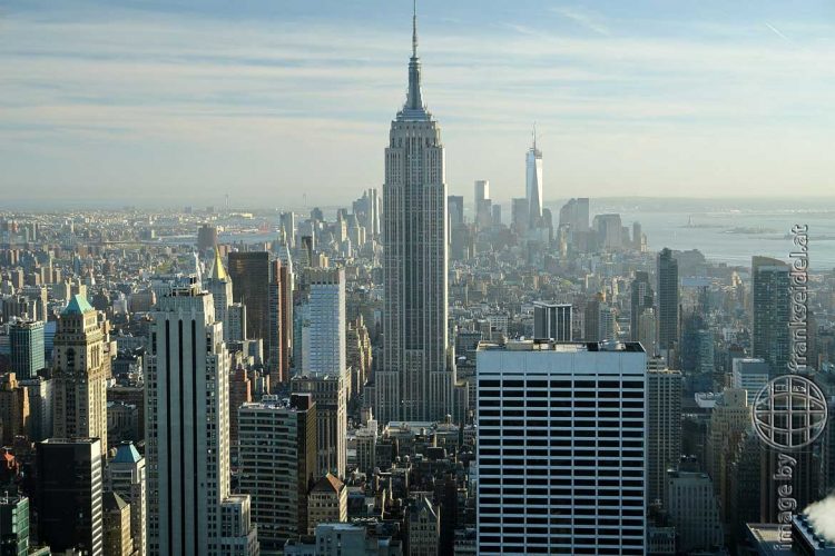 Bild: Aussicht vom Rockefeller Center auf New York City, USA - Reiseblog von Frank Seidel
