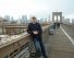 Bild: Frank Seidel auf der Brooklyn Bridge, New York City, USA - Reiseblog von Frank Seidel