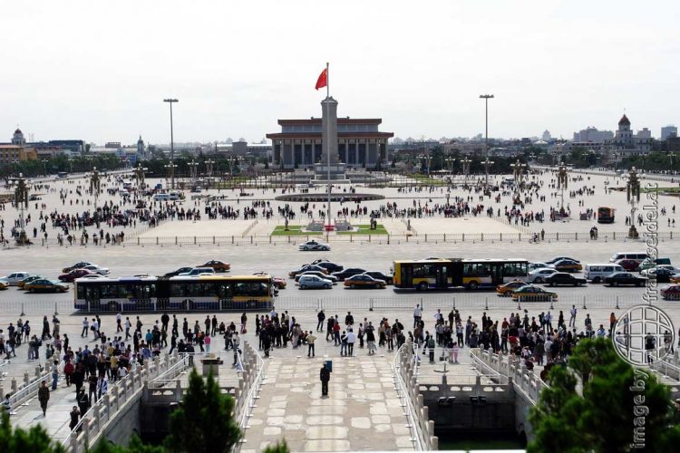 Bild: Tian'Anmen Platz, in Peking, China - Reiseblog von Frank Seidel
